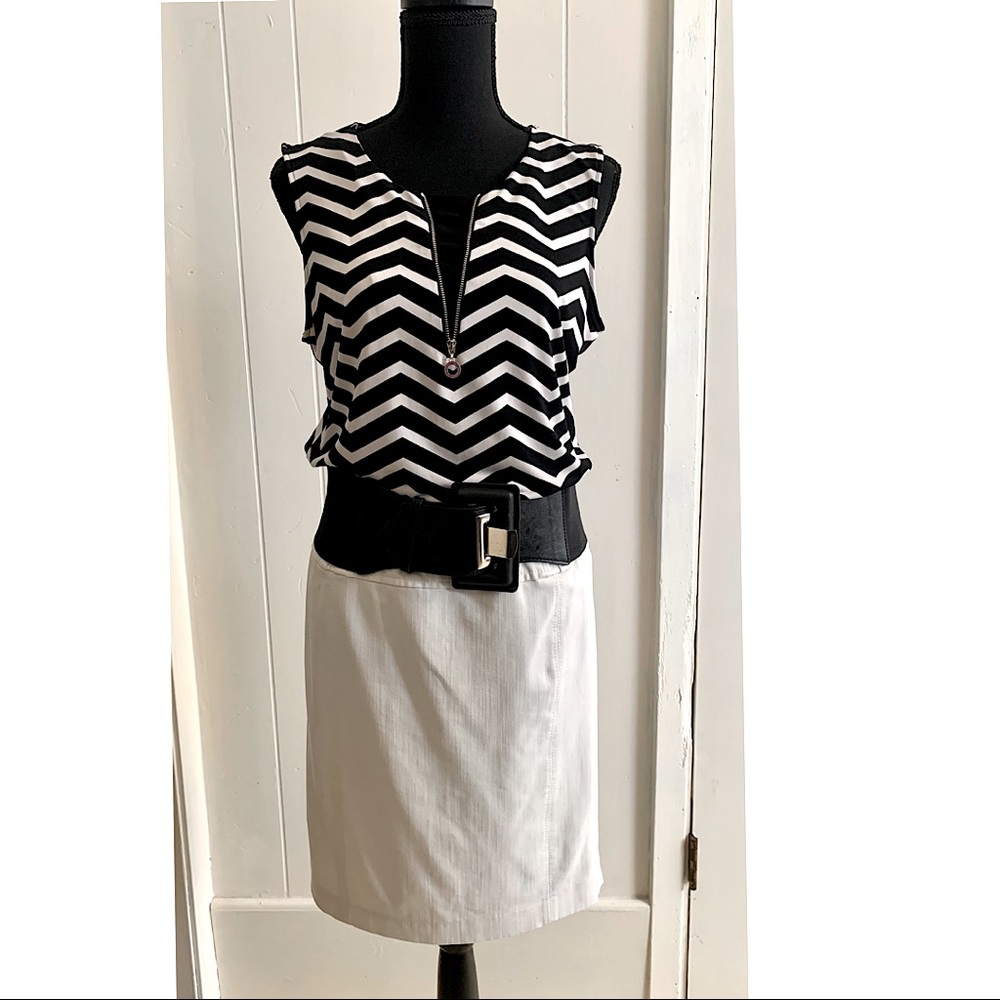Calvin Klein Chevron Print Top